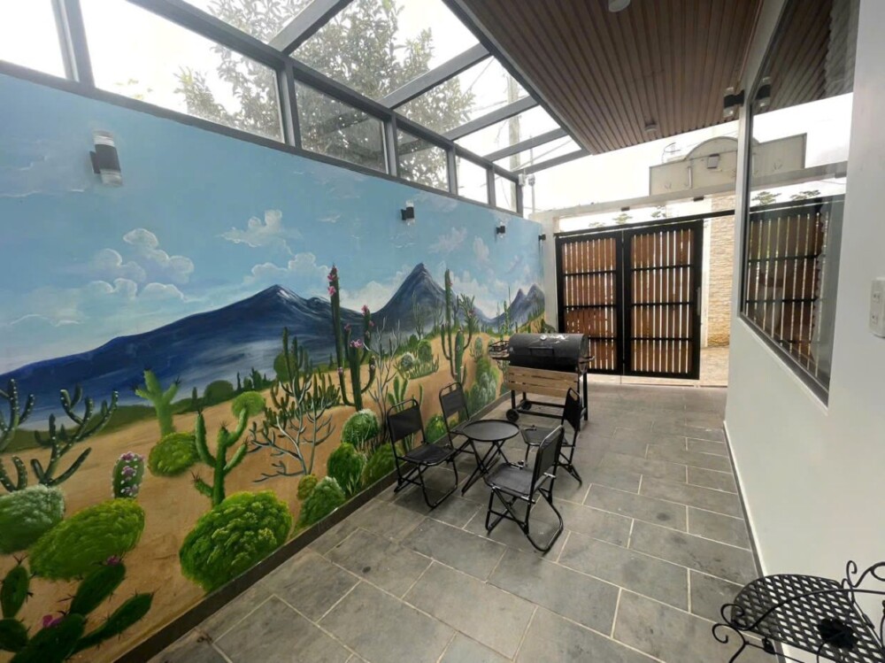 Villa Odwin Đà Lạt 50 - Khu vực BBQ ngoài trời