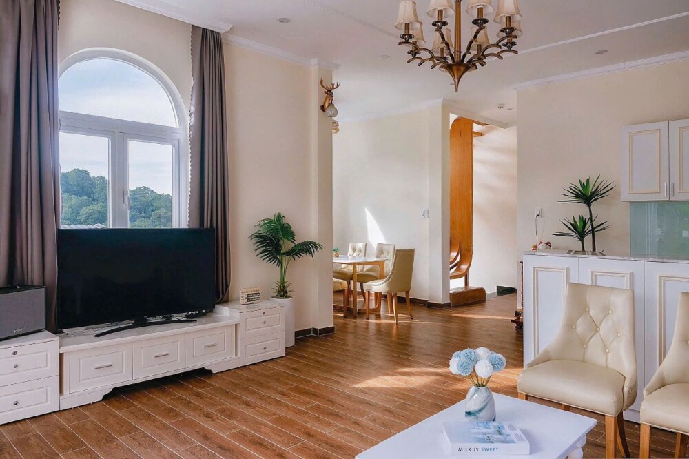 Villa Odwin Đà Lạt 54 - Khu vực phòng khách
