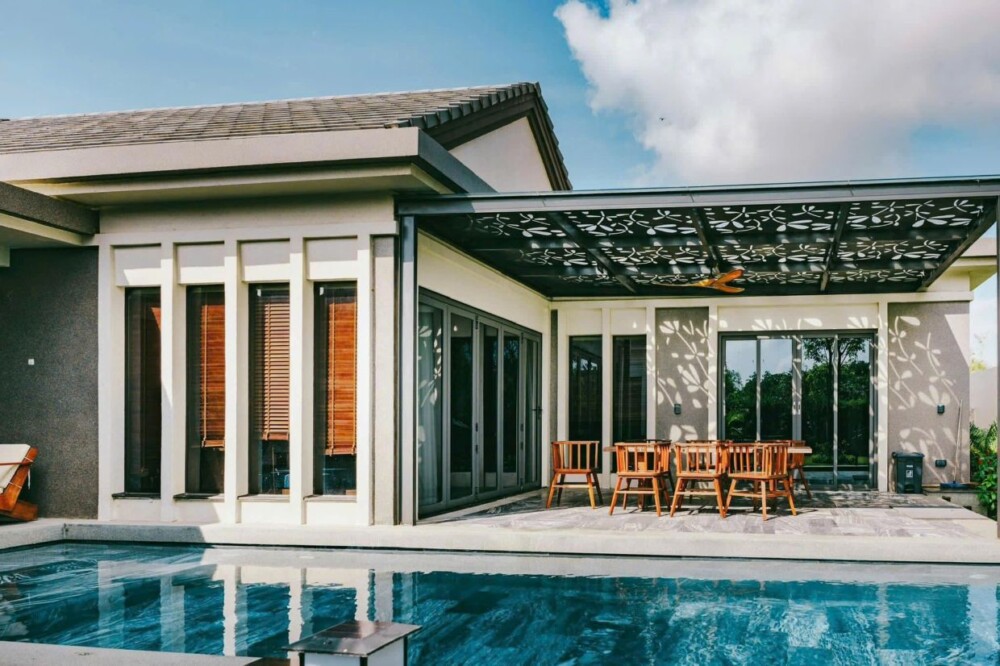 Villa Odwin Hồ Tràm 18 - Khu vực hồ bơi