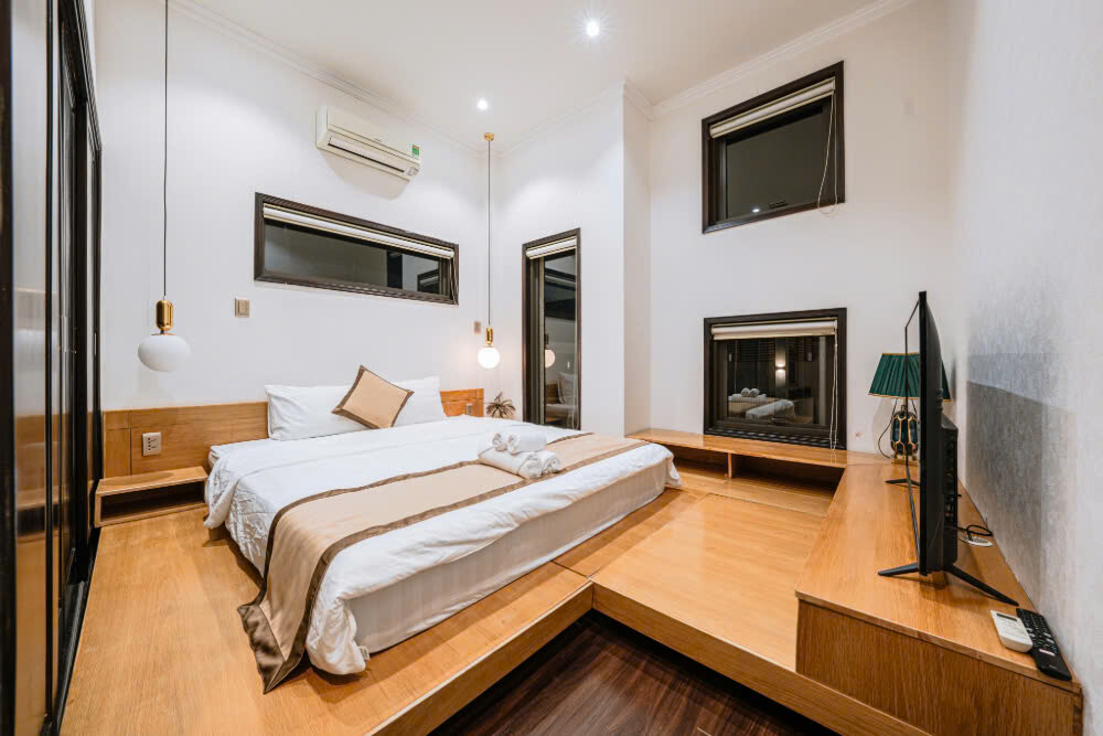 Villa Quận 2 Sài Gòn Odwin45 – Khu vực phòng ngủ