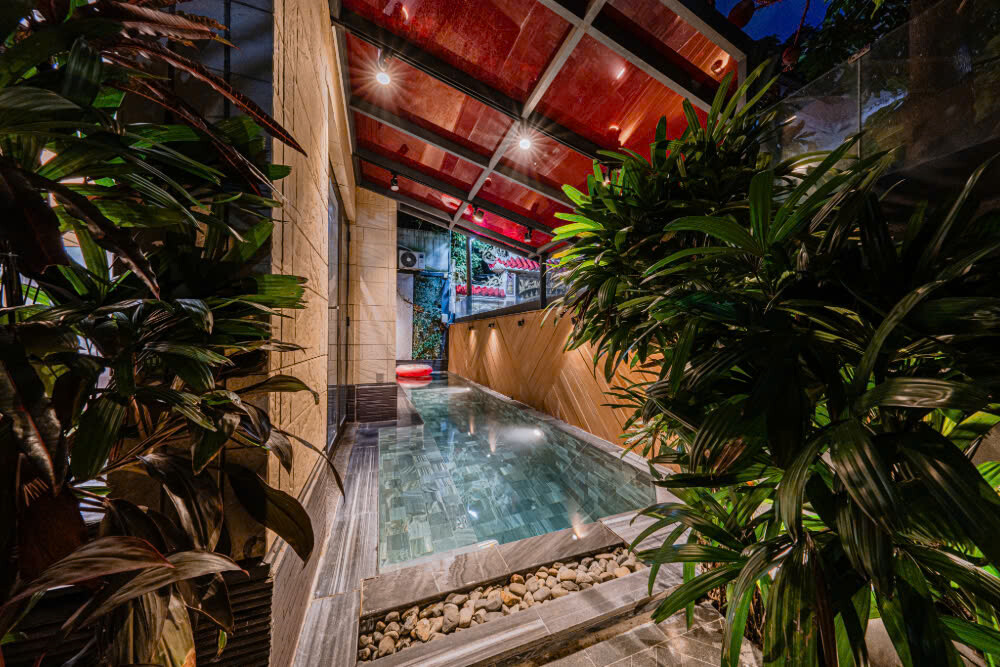 Villa Quận 2 Sài Gòn Odwin45 – Khu vực hồ bơi