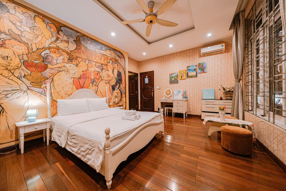 Villa Quận 2 Sài Gòn Odwin46 – Khu vực phòng ngủ