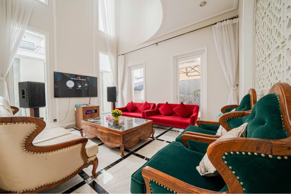 Villa Quận 2 Sài Gòn Odwin48 – Khu vực phòng khách