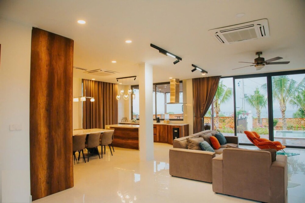 Villa Odwin Sun 01 - Khu vực phòng khách