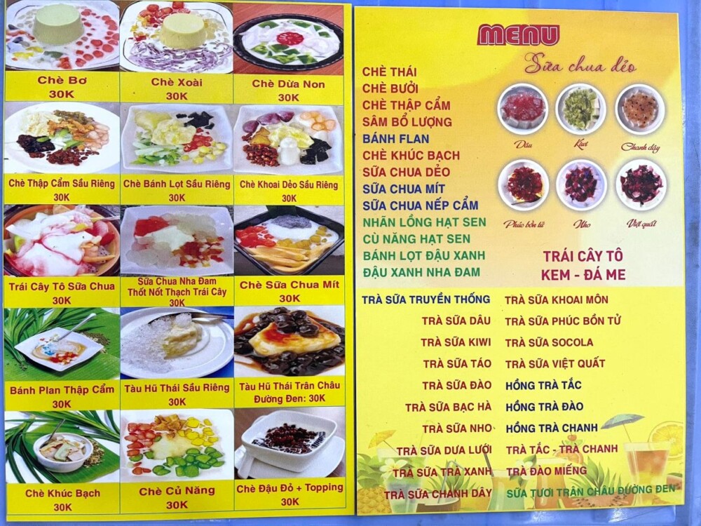 Top 9 địa điểm ăn uống Vũng Tàu - Chè Hiệp