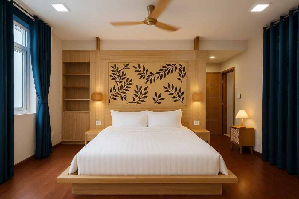 Villa Thủ Đức Sài Gòn Odwin50 - Khu vực phòng ngủ