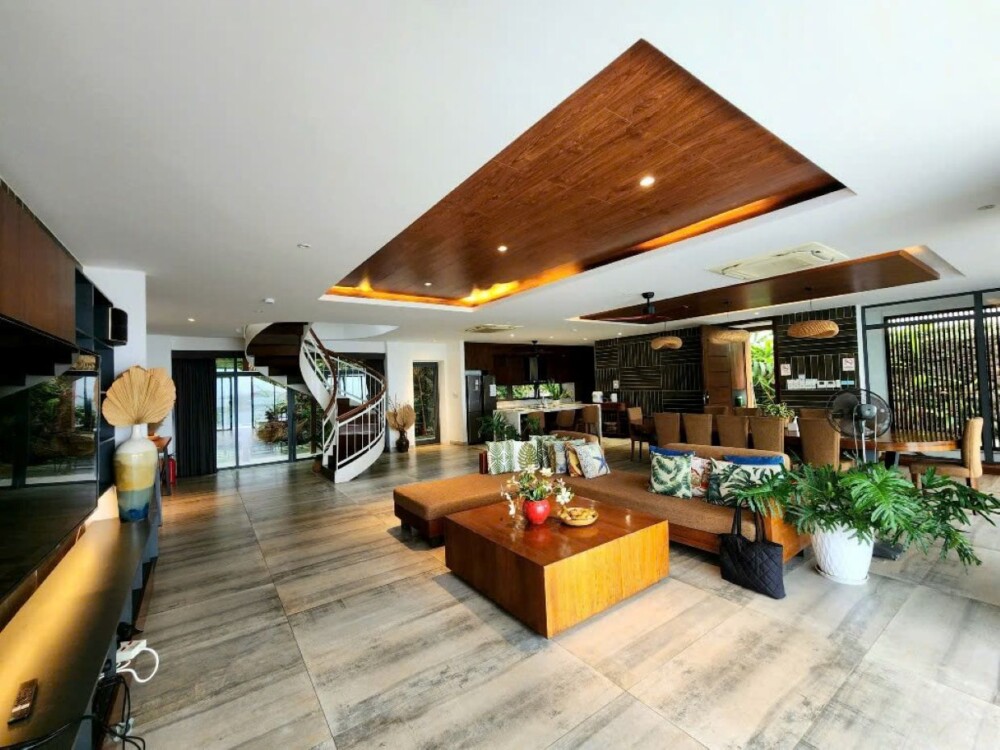 Villa Nha Trang có phòng khách lớn