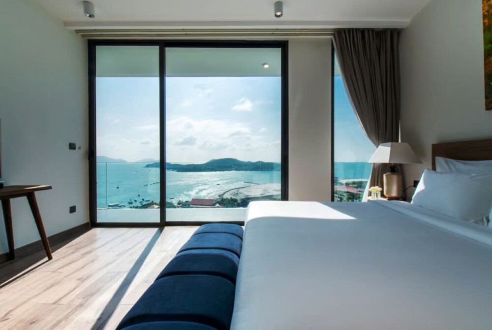 Villa Odwin NT 02 - Khu vực phòng ngủ view biển