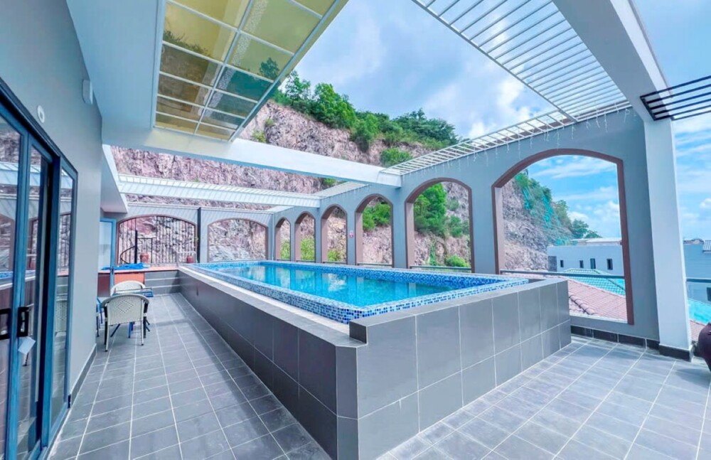 Villa Odwin NT 10 - Khu vực hồ bơi sân thượng