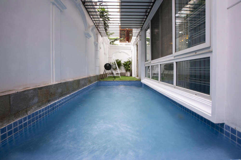Villa Quận 2 Sài Gòn Odwin54 – Khu vực hồ bơi