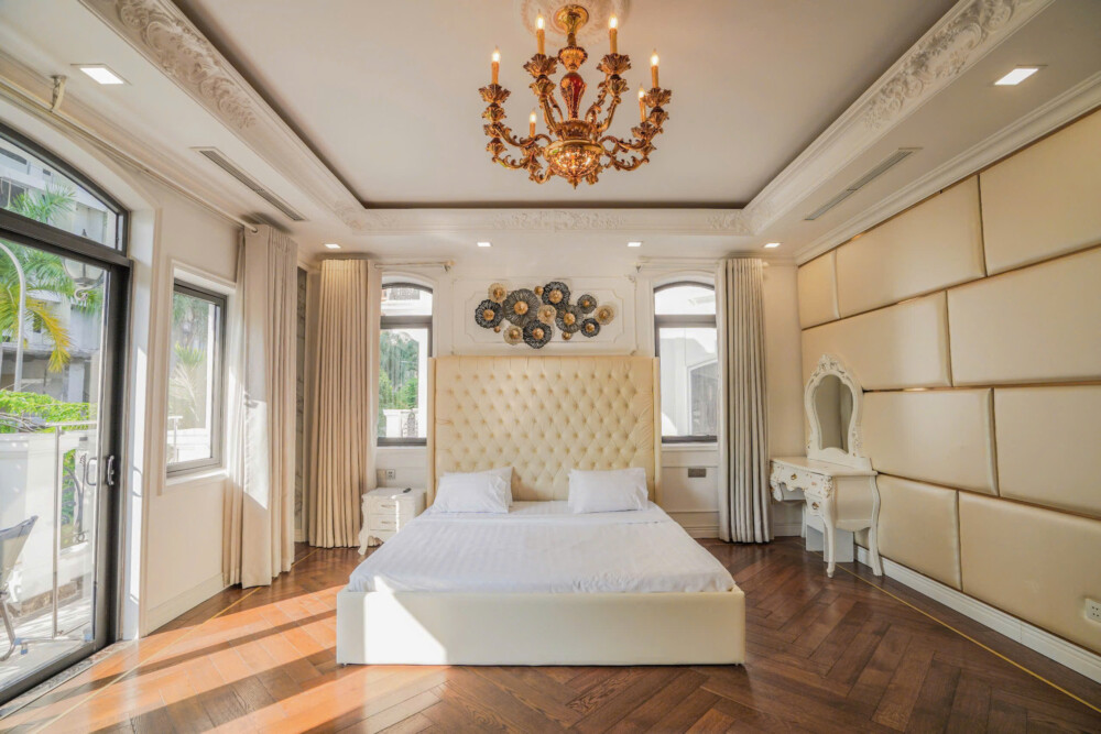 Villa Quận 2 Sài Gòn Odwin56 – Khu vực phòng ngủ