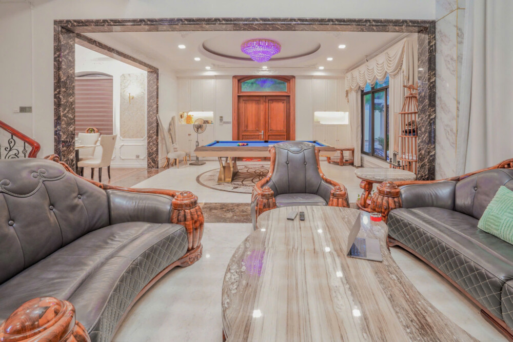 Villa Quận 2 Sài Gòn Odwin56 – Khu vực phòng khách