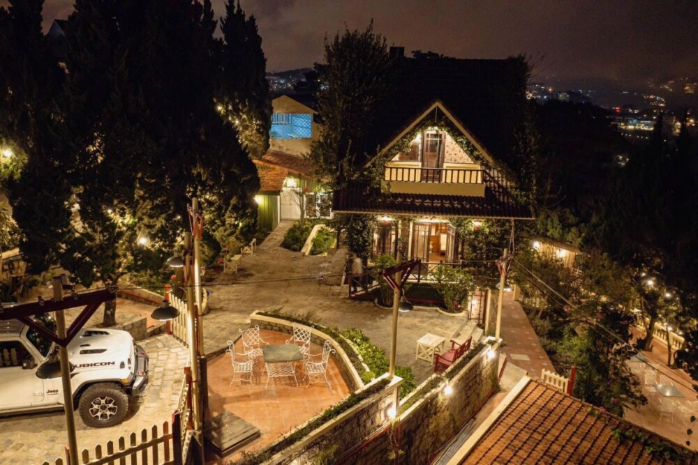 Villa Odwin Đà Lạt 14 - Khu vực sân vườn