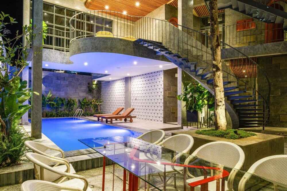 Villa Odwin Đà Lạt 41 - Khu vực hồ bơi