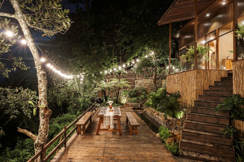 Villa Odwin Đà Lạt 45 - Khu vực ăn uống ngoài trời