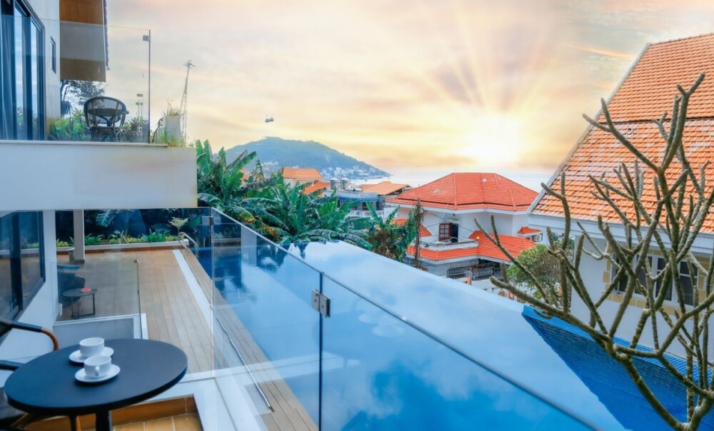 Villa Odwin NB 10B - Khu vực hồ bơi view biển
