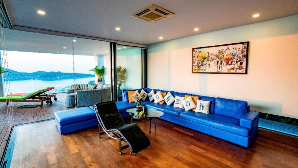 Villa Odwin NT 05 – Khu vực phòng khách view biển