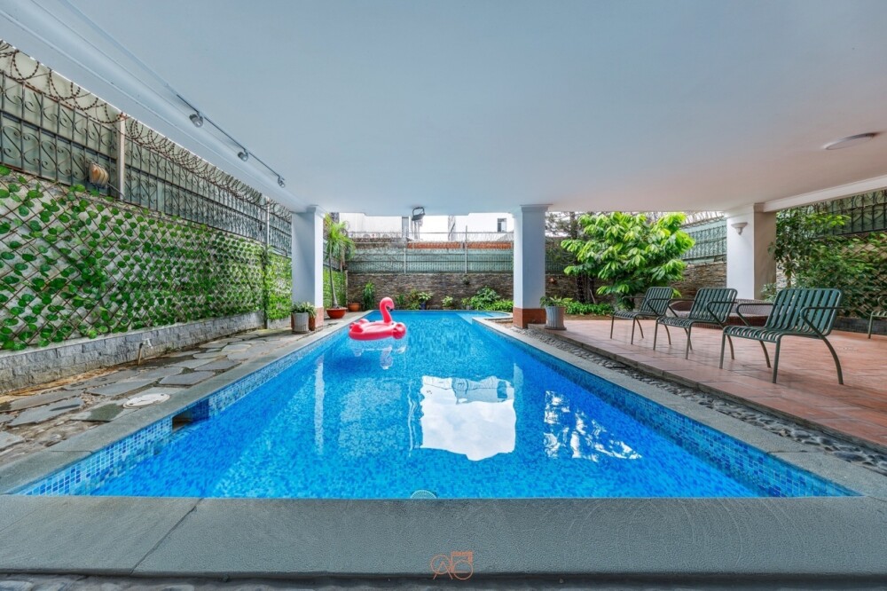 Villa Quận 2 Sài Gòn Odwin66 - Khu vực hồ bơi