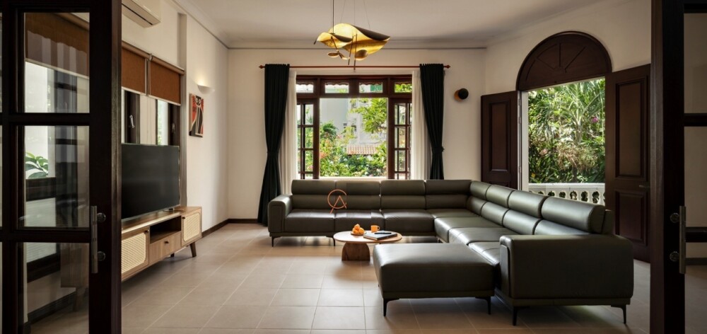 Villa Quận 2 Sài Gòn Odwin66 - Khu vực phòng khách