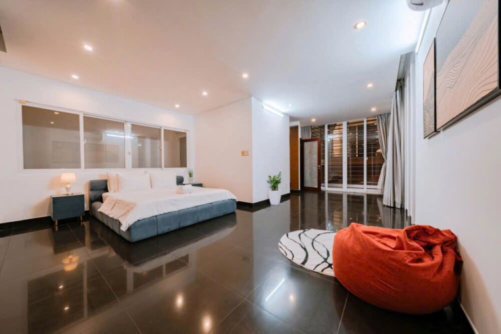 오드윈47 사이공 빌라 – 가족 여행에 적합한 넓은 침실 공간