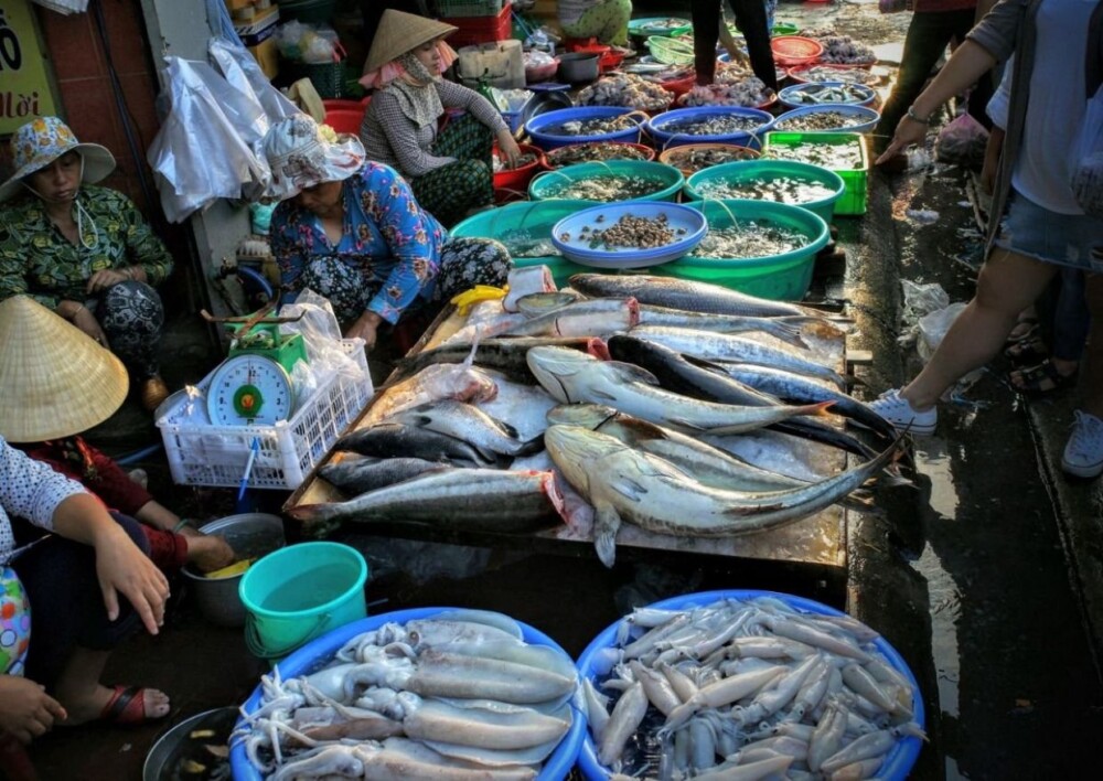 Ăn hải sản ở Vũng Tàu - Chợ Xóm Lưới