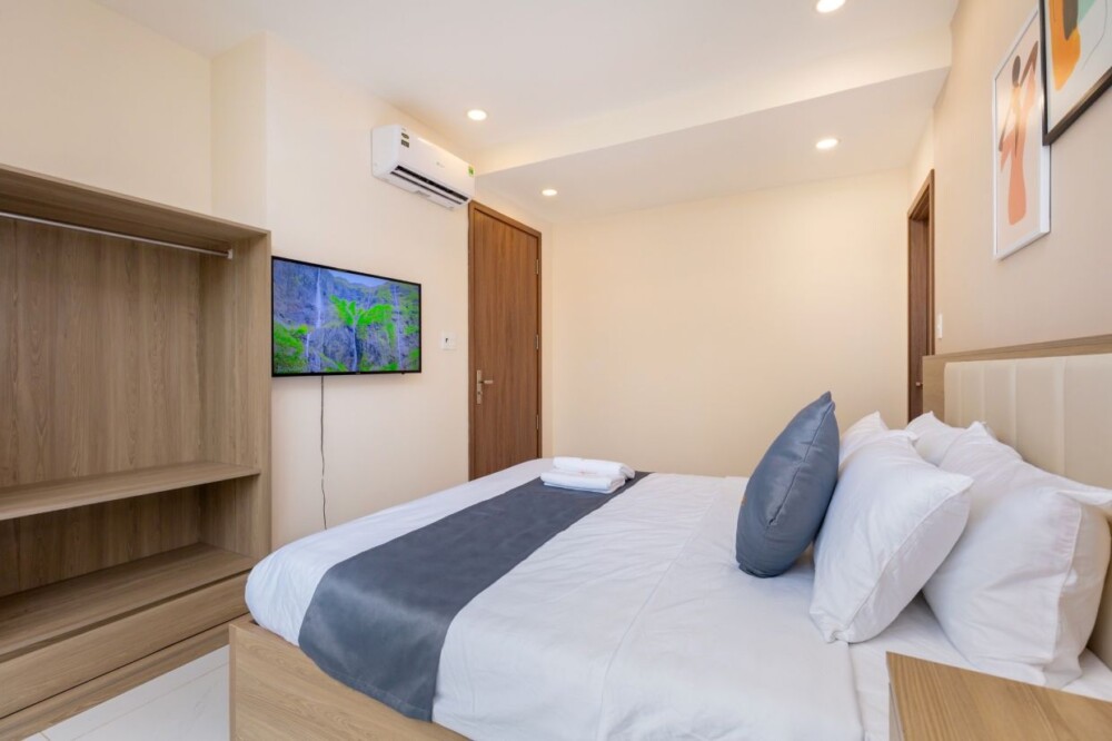 오드윈 S1 빌라 침실 – 조용하고 프라이빗한 힐링 공간