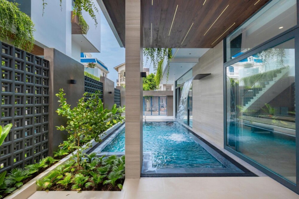 Villa Odwin A3 - Khu vực hồ bơi