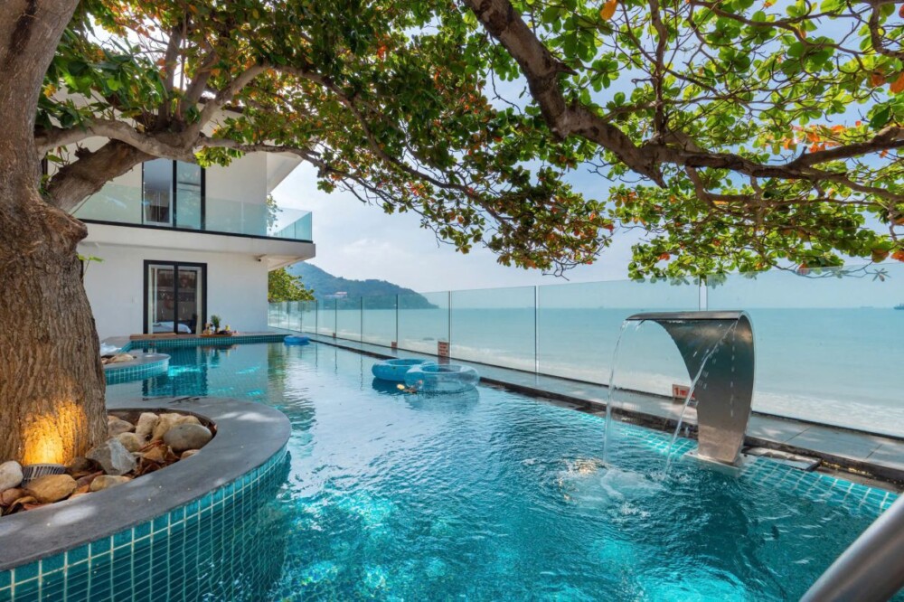 Villa Odwin BH109 - Khu vực hồ bơi view biển