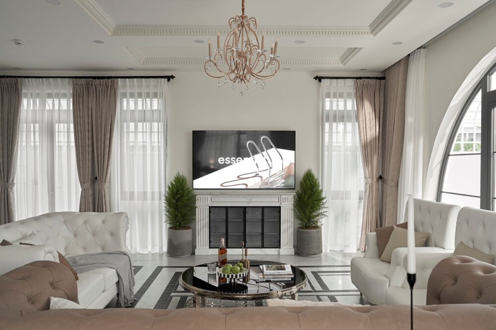 Villa Odwin Đà Lạt 11 - Khu vực phòng khách