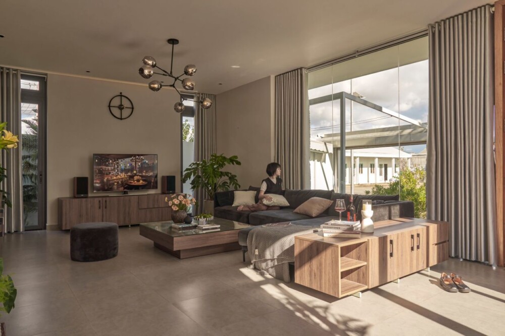 Villa Odwin Đà Lạt 12 - Khu vực phòng khách