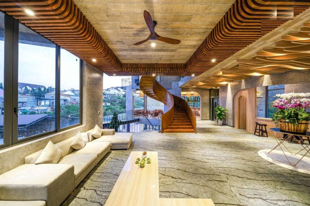 Villa Odwin Đà Lạt 41 - Khu vực phòng khách