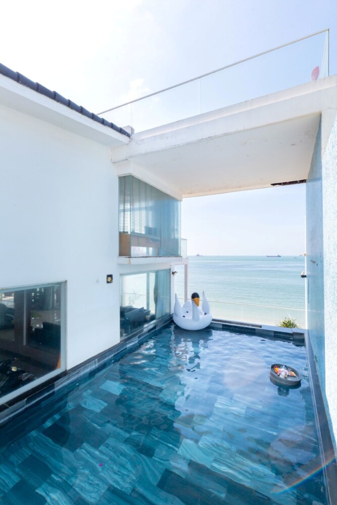Villa Odwin P185 - Khu vực hồ bơi view biển