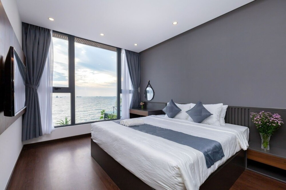 Villa Odwin P45 - Khu vực phòng ngủ view biển