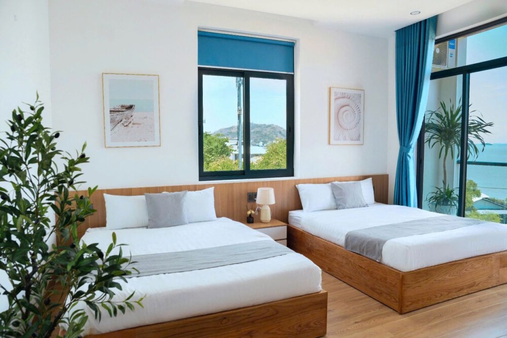 Villa Odwin PL02 - Khu vực phòng ngủ view biển