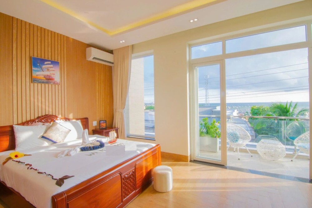 Villa Odwin PT 03 - Khu vực phòng ngủ view biển