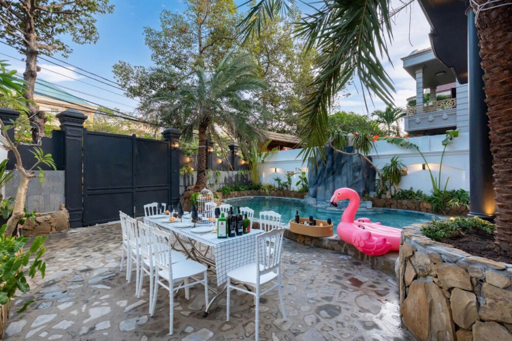 Villa Vũng Tàu có sân BBQ riêng