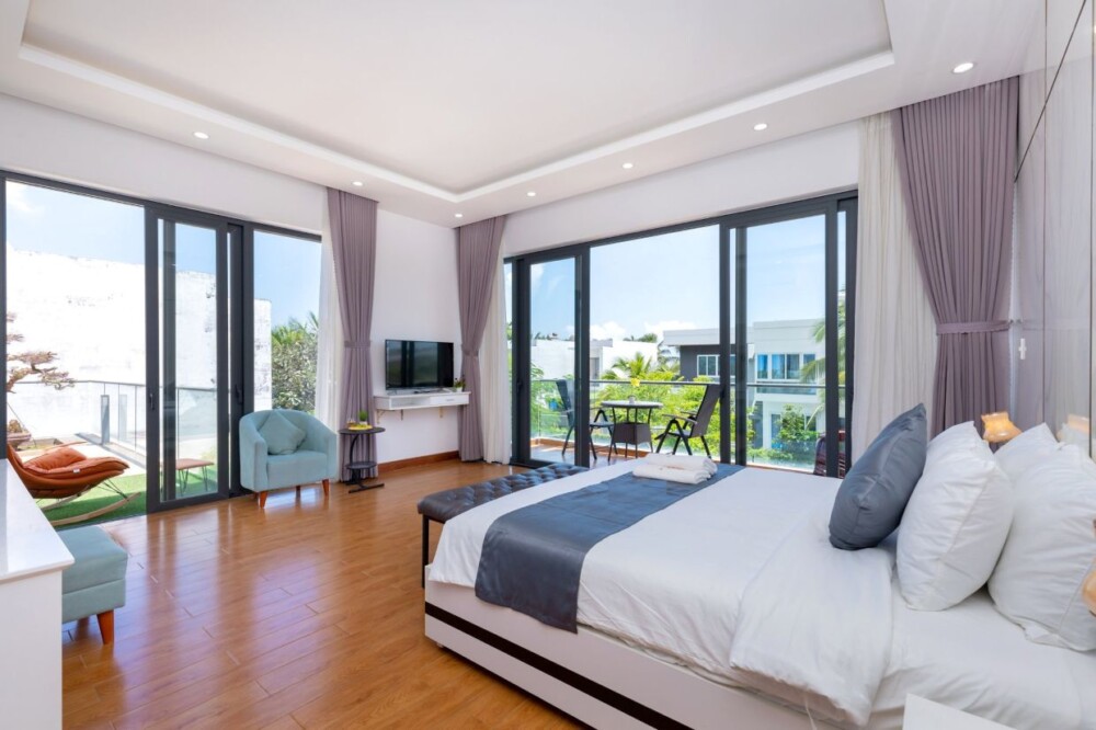 오드윈 R9 빌라 침실 – 편안한 8인 여행 숙소