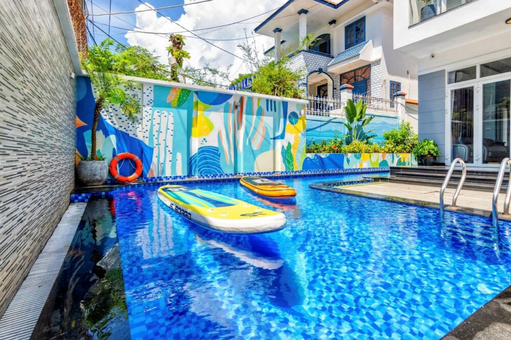 오드윈 TS12A 수영장 – 시내·바닷가 접근성 좋은 풀빌라