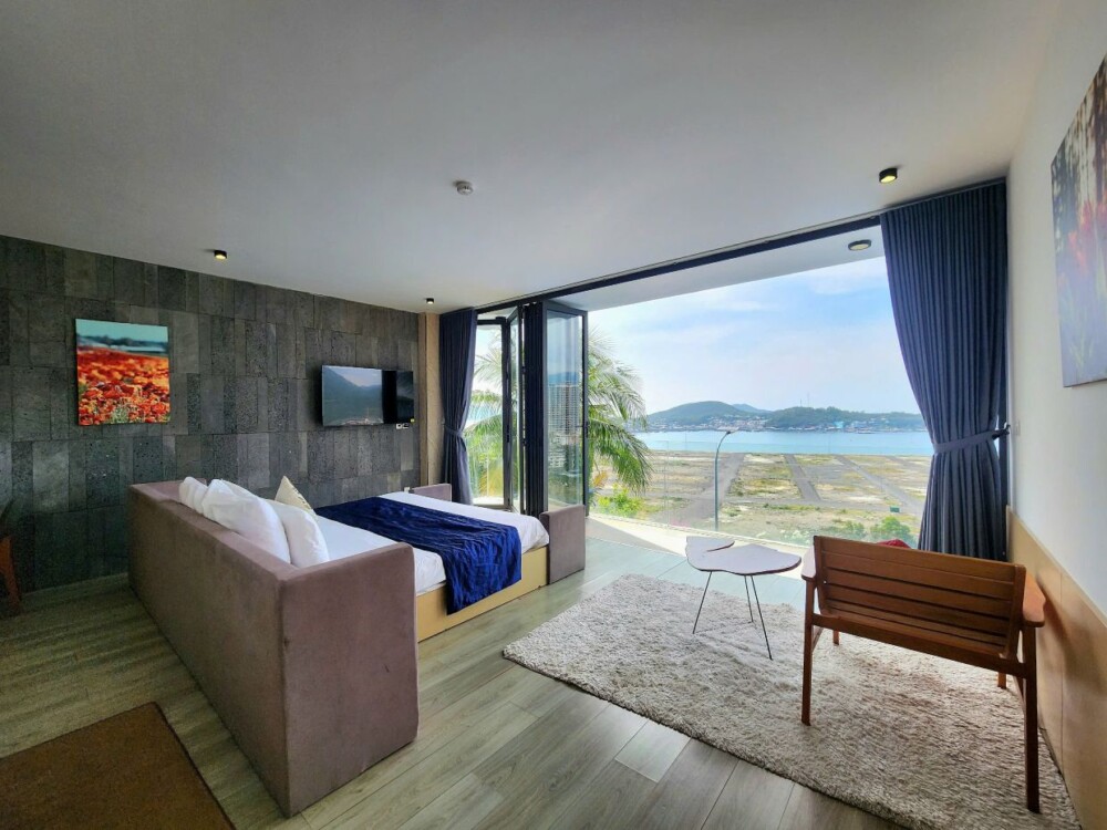 Villa Odwin NT 06 - Khu vực phòng ngủ view biển
