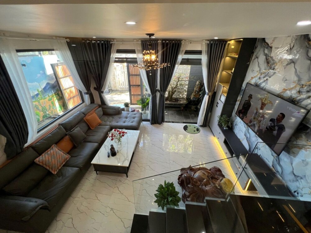 市中心附近大叻别墅 – Odwin50 别墅客厅