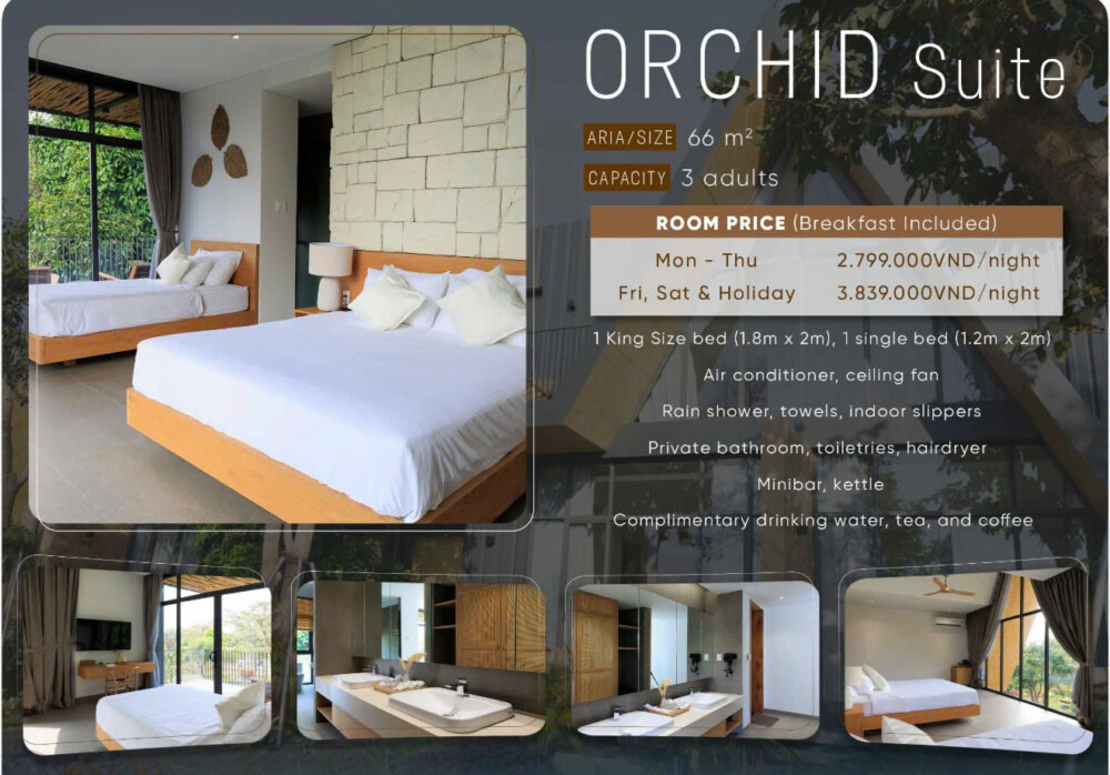 phòng Orchid Suite tại Sendoro Retreat
