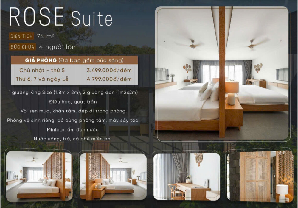 phòng Rose Suite tại Sendoro Retreat