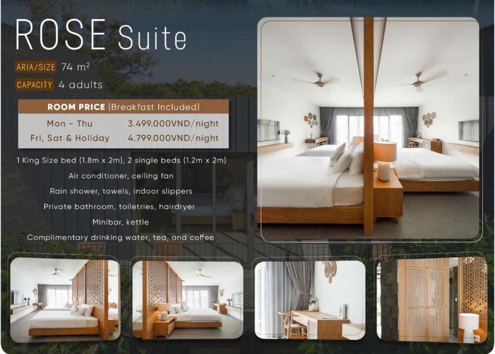 phòng Rose Suite tại Sendoro Retreat