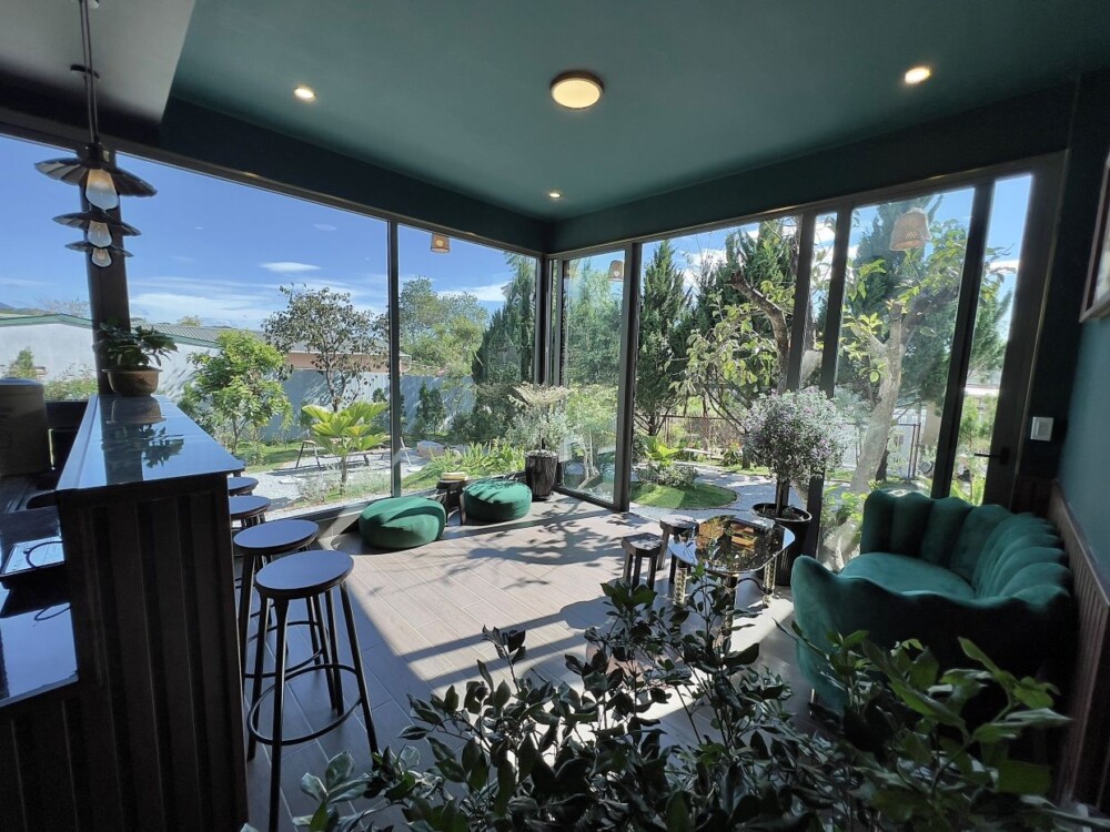 조용하고 프라이빗한 분위기의 Villa 달랏 42 거실