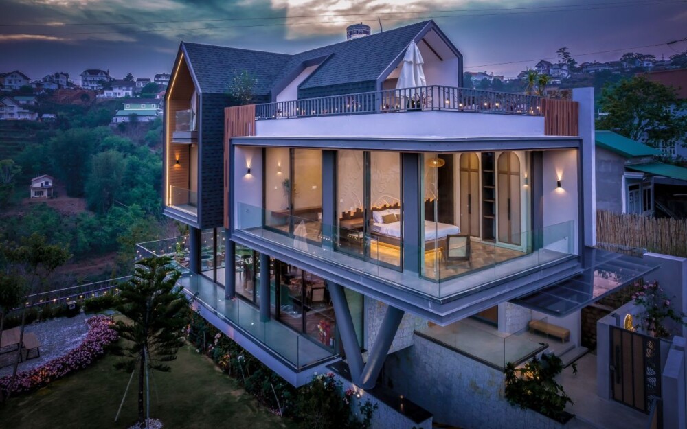 大叻大花园别墅 – 拥有宽敞花园空间的度假别墅