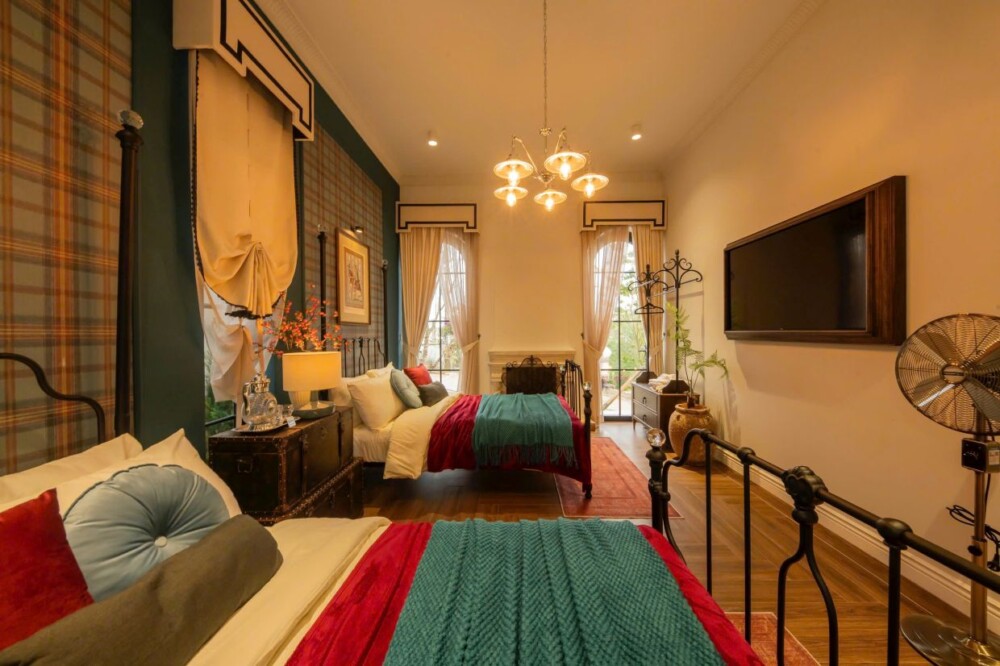 달랏 오드윈62 빌라 침실