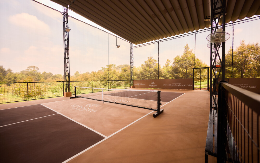 sân pickleball tại Sendoro Retreat Châu Đức