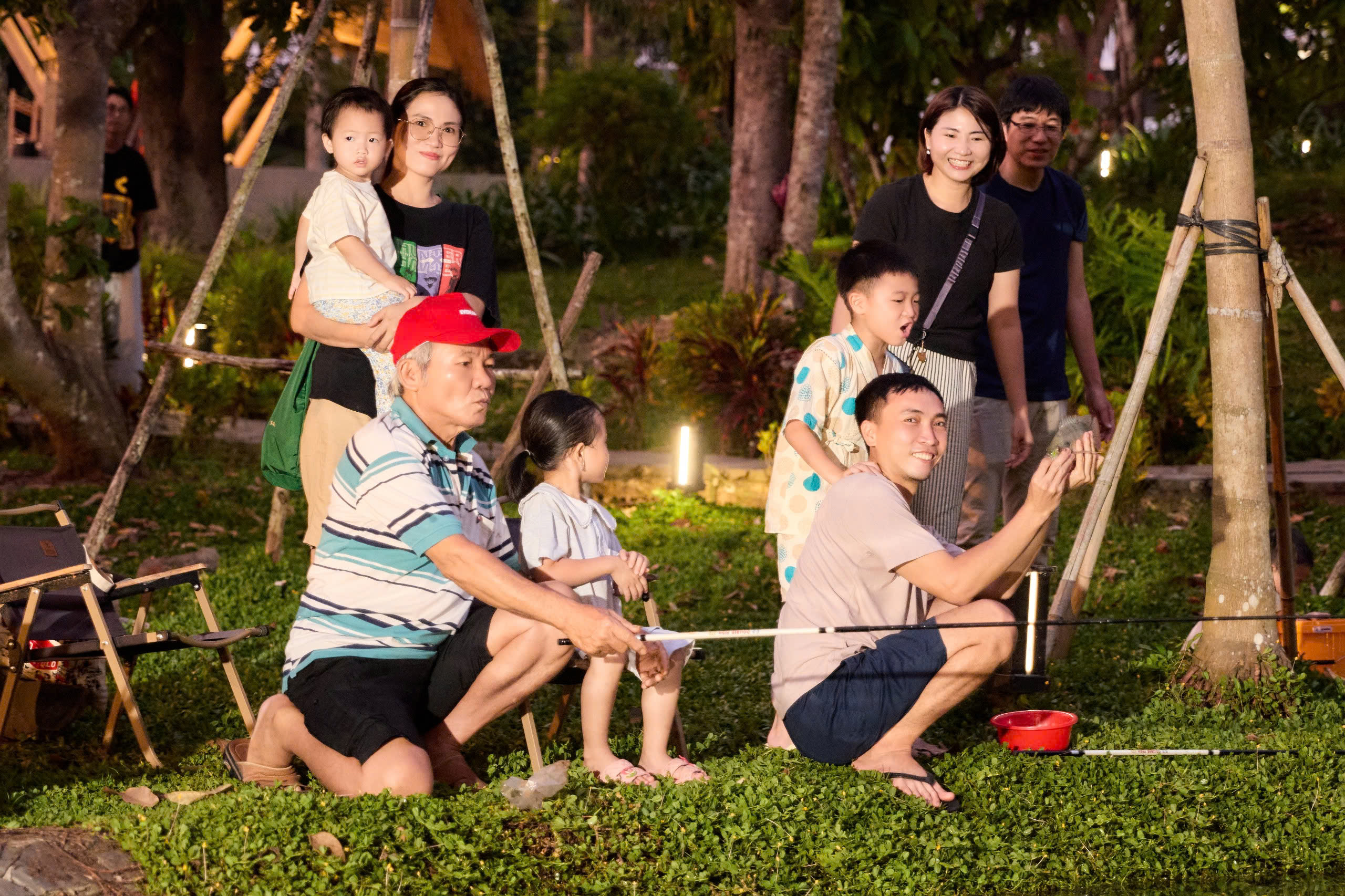 câu cá bên suối tại Sendoro Retreat