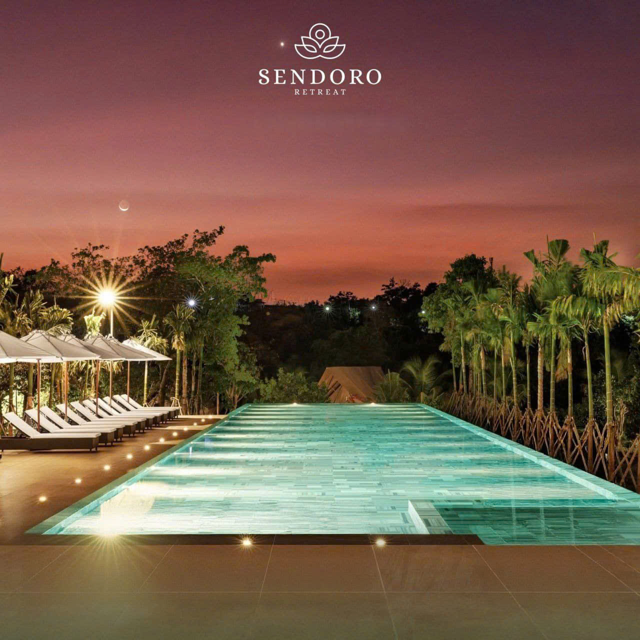 hồ bơi tại Sendoro Retreat Châu Đức