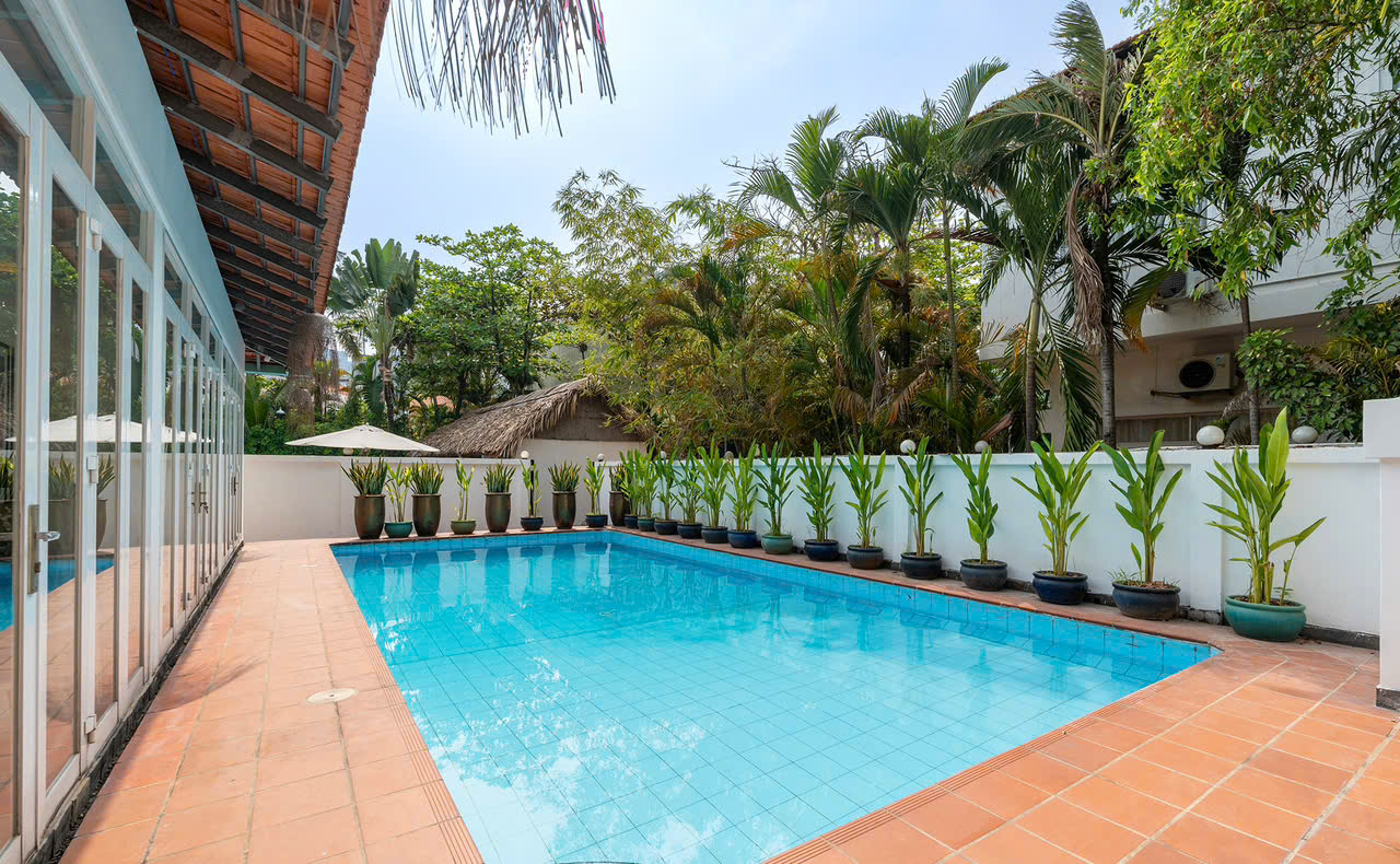 Villa An Phú Odwin 77 có hồ bơi rộng, yên tĩnh